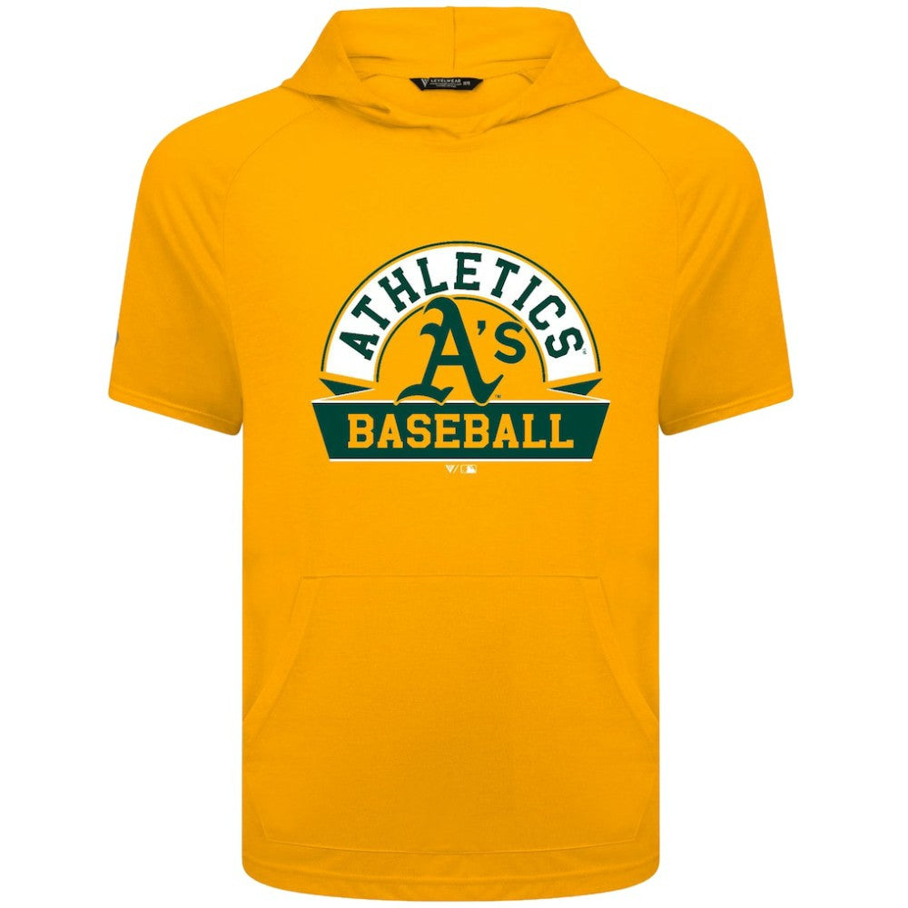 Athletics Levelwear Phase Banner Arch Hoodie T-Shirt - MLB