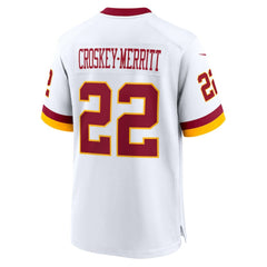 Jacory Croskey-Merritt Washington Commanders Game Super Bowl Era Jersey White | Nike for Sale