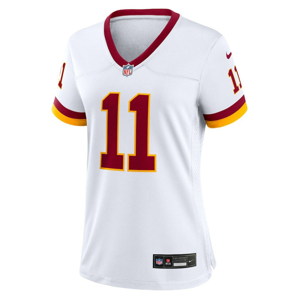 Luke McCaffrey Washington Commanders Women's Game Super Bowl Era Jersey White | Nike for Sale