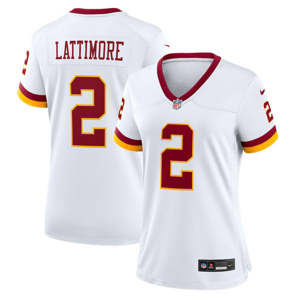 Marshon Lattimore Washington Commanders Women's Game Super Bowl Era Jersey White | Nike for Sale