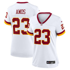 Trey Amos Washington Commanders Women's Game Super Bowl Era Jersey White | Nike for Sale
