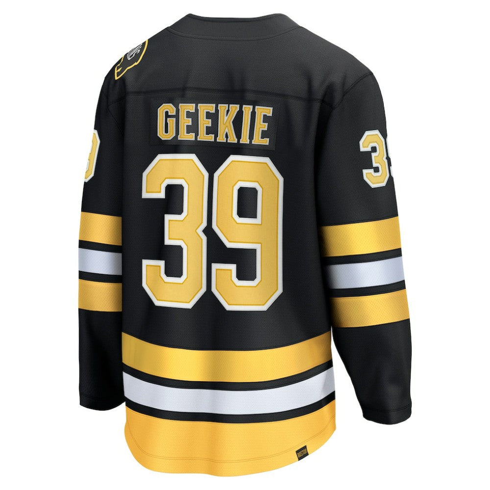 Morgan Geekie Boston Bruins Fanatics Home Breakaway Player Jersey - Black - NHL