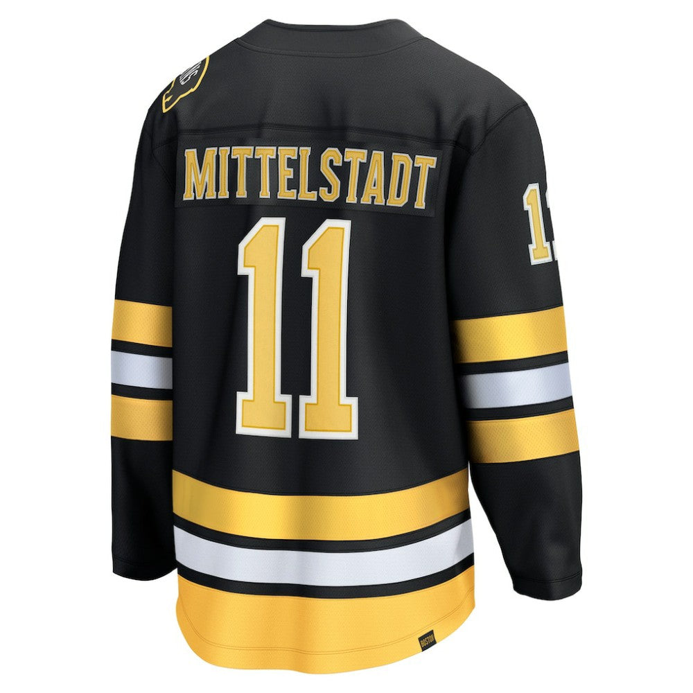 Casey Mittelstadt Boston Bruins Fanatics Home Breakaway Player Jersey - Black - NHL