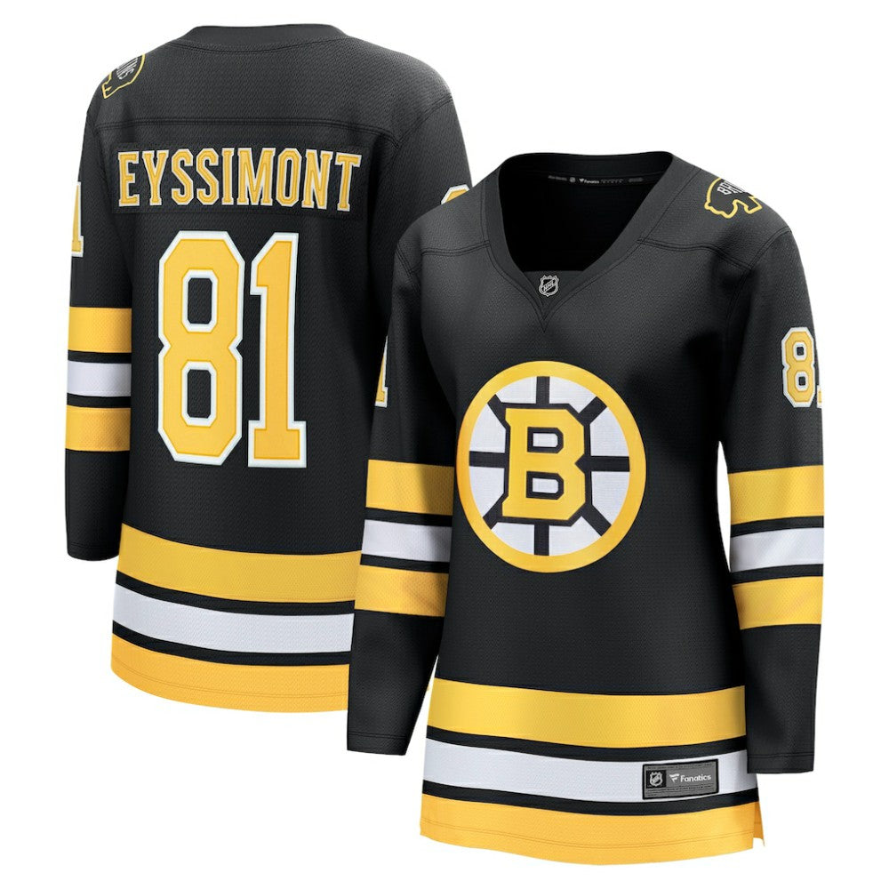 Michael Eyssimont Boston Bruins Fanatics Women's Home Breakaway Player Jersey - Black - NHL