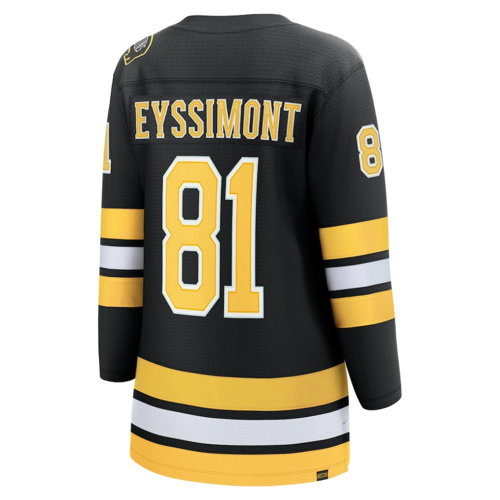 Michael Eyssimont Boston Bruins Fanatics Women's Home Breakaway Player Jersey - Black - NHL