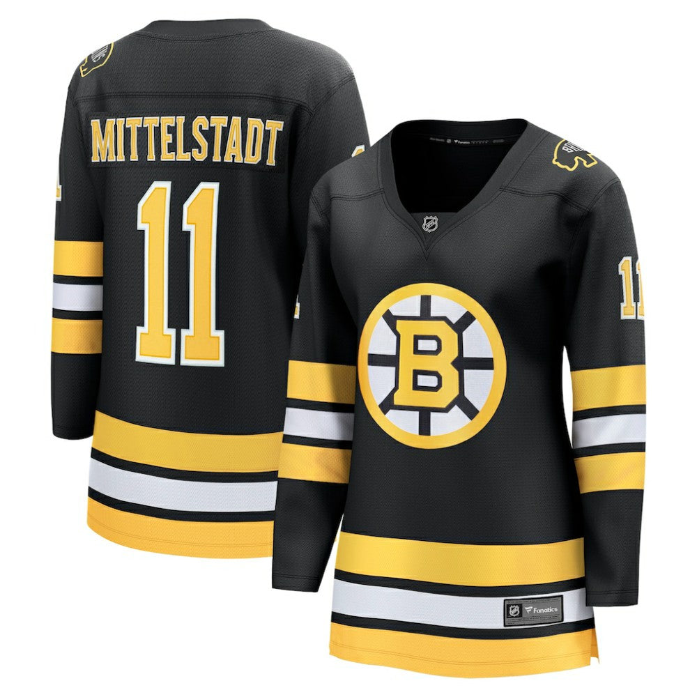 Casey Mittelstadt Boston Bruins Fanatics Women's Home Breakaway Player Jersey - Black - NHL