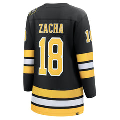 Pavel Zacha Boston Bruins Fanatics Women's Home Breakaway Player Jersey - Black - NHL