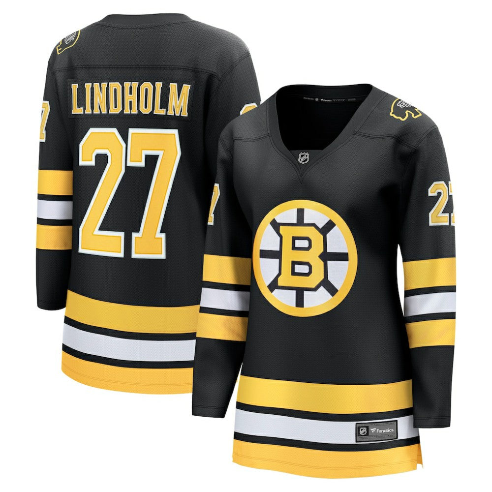 Hampus Lindholm Boston Bruins Fanatics Women's Home Breakaway Player Jersey - Black - NHL