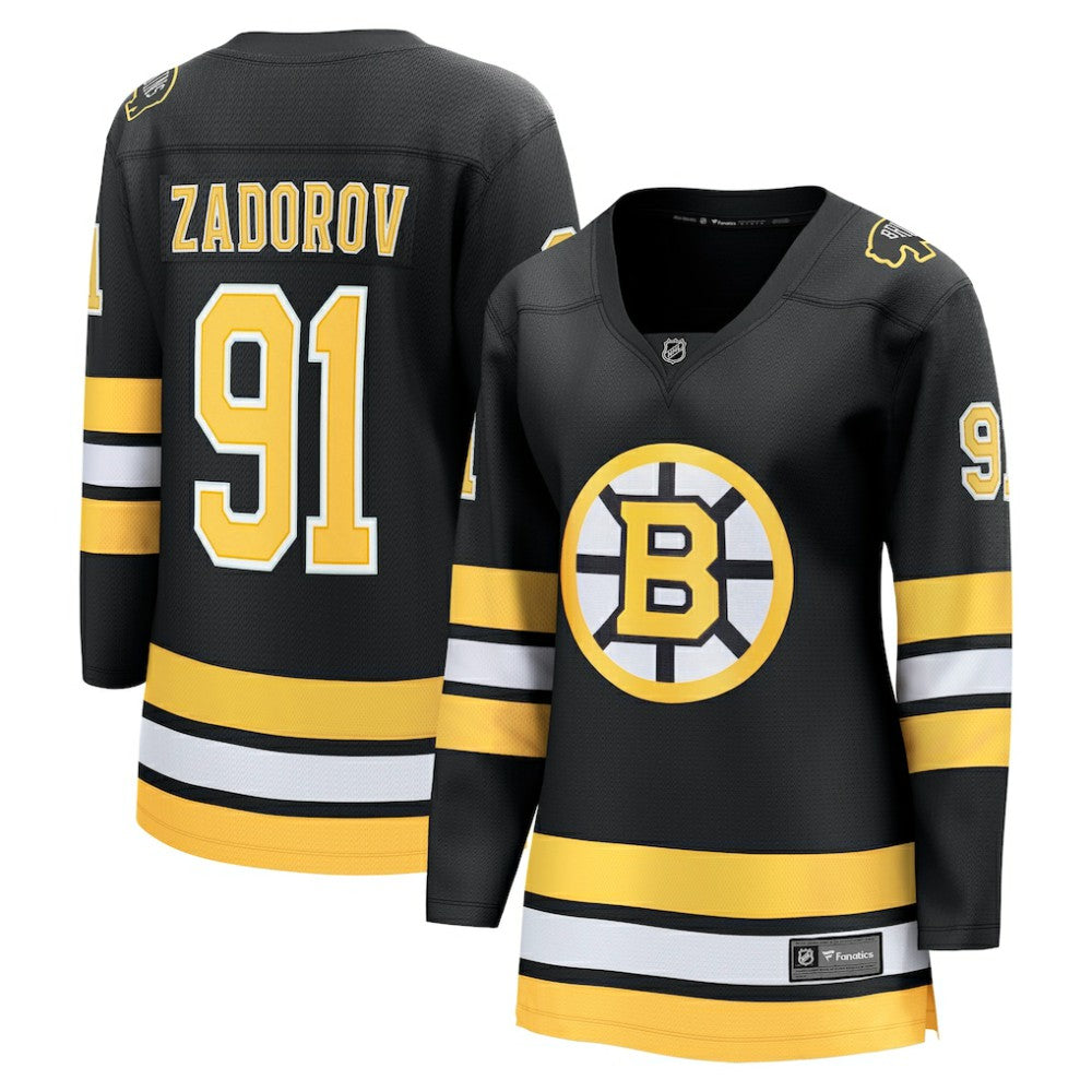Nikita Zadorov Boston Bruins Fanatics Women's Home Breakaway Player Jersey - Black - NHL