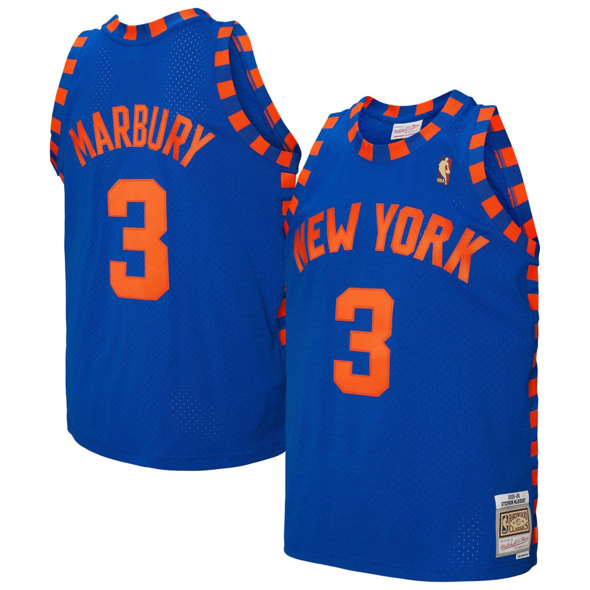 Stephon Marbury New York Knicks 2005/06 Hardwood Classics Swingman Jersey Blue - NBA