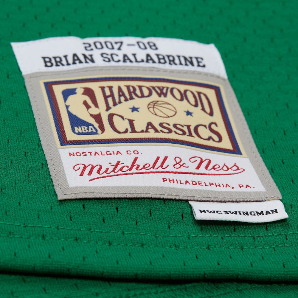 Brian Scalabrine Boston Celtics 2007/08 Hardwood Classics Swingman Jersey Kelly Green - NBA