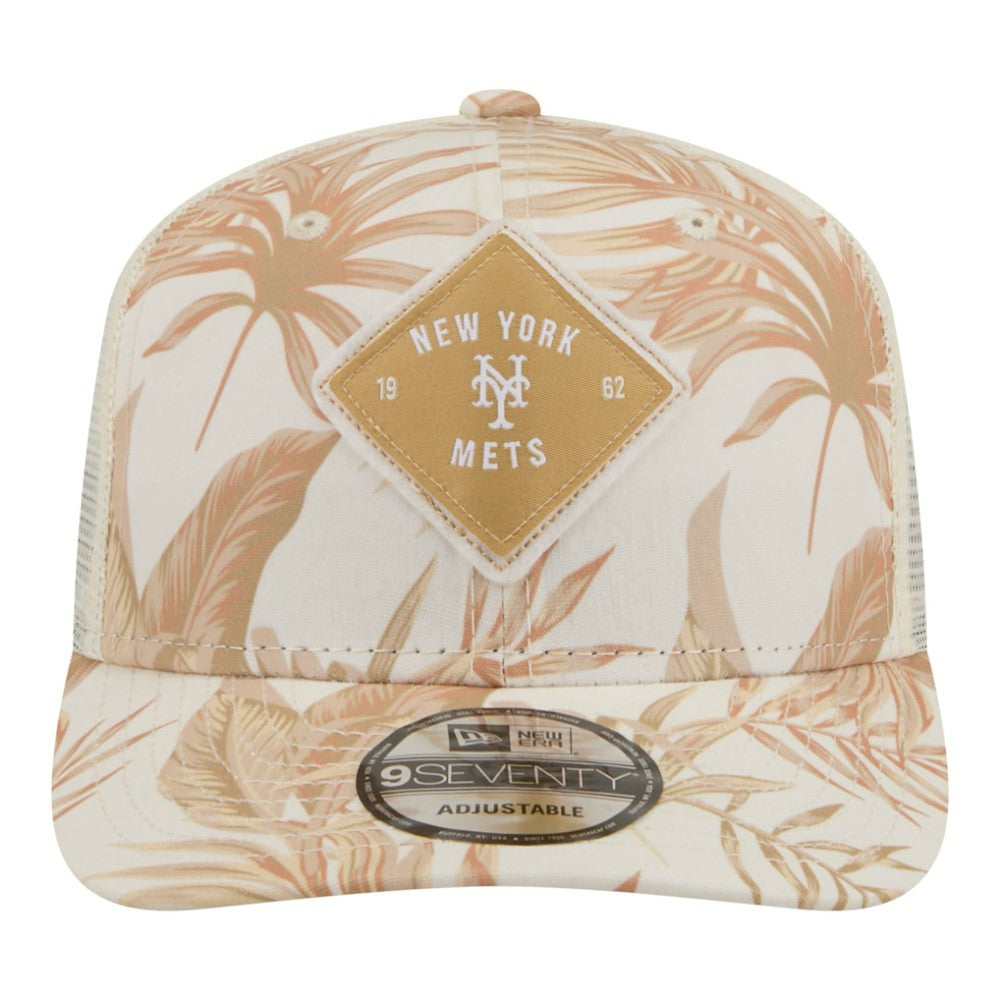 New York Mets New Era Tonal Palm 9SEVENTY Adjustable Trucker Hat - MLB