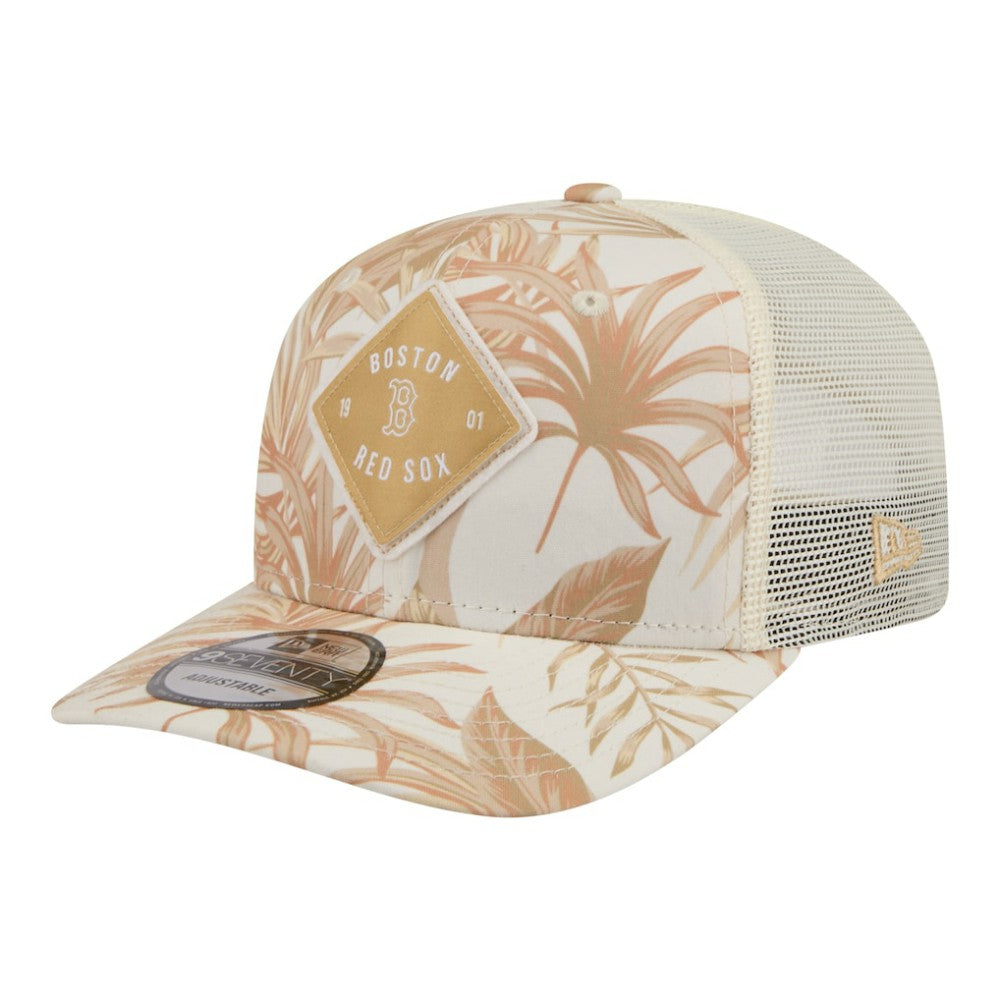 Boston Red Sox New Era Tonal Palm 9SEVENTY Adjustable Trucker Hat - MLB