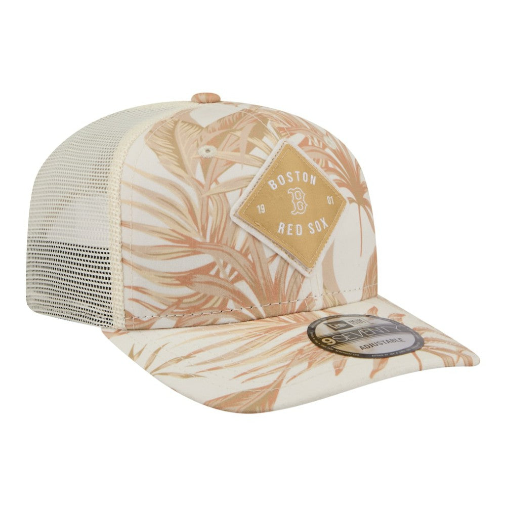 Boston Red Sox New Era Tonal Palm 9SEVENTY Adjustable Trucker Hat - MLB