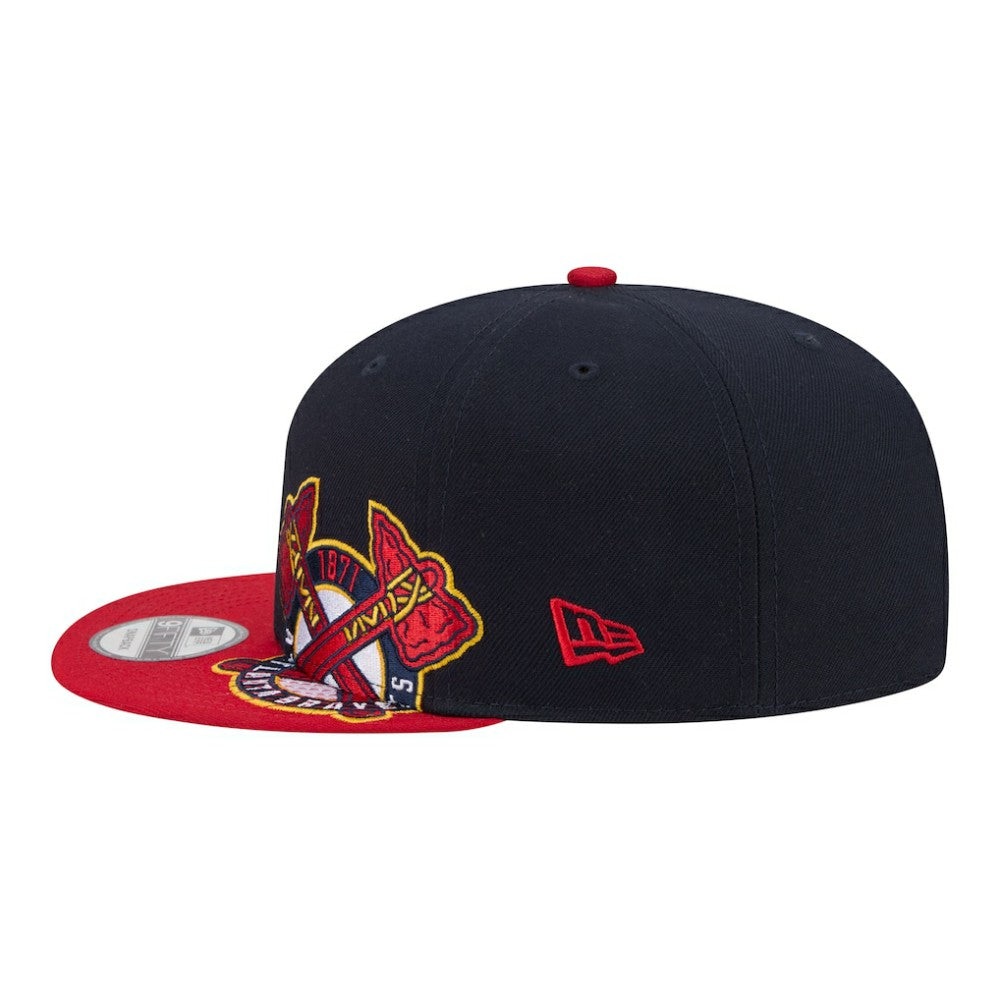 Atlanta Braves New Era Stretched Two-Tone 9FIFTY Adjustable Hat - MLB
