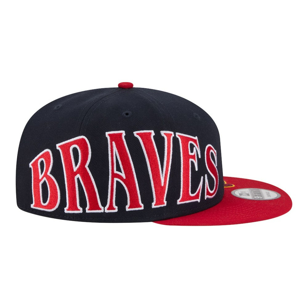 Atlanta Braves New Era Stretched Two-Tone 9FIFTY Adjustable Hat - MLB