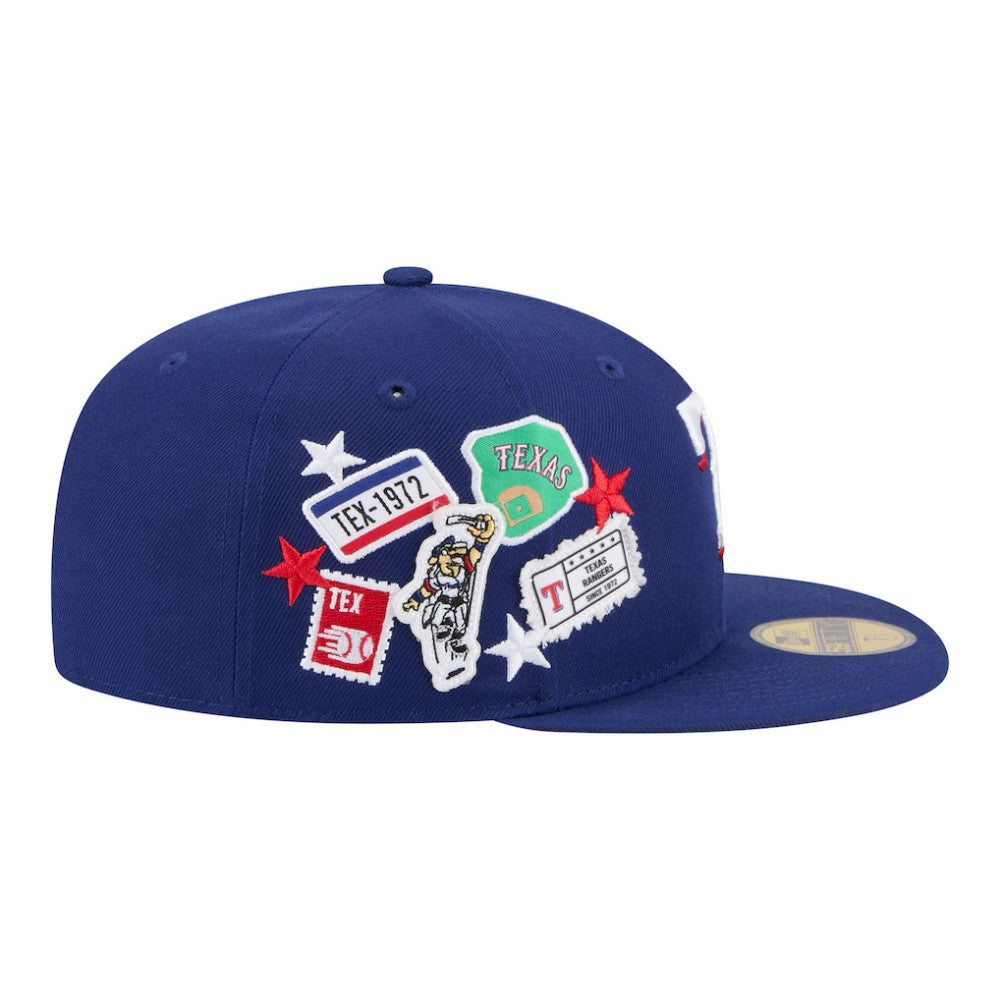 Texas Rangers New Era City Patch 59FIFTY Fitted Hat - MLB