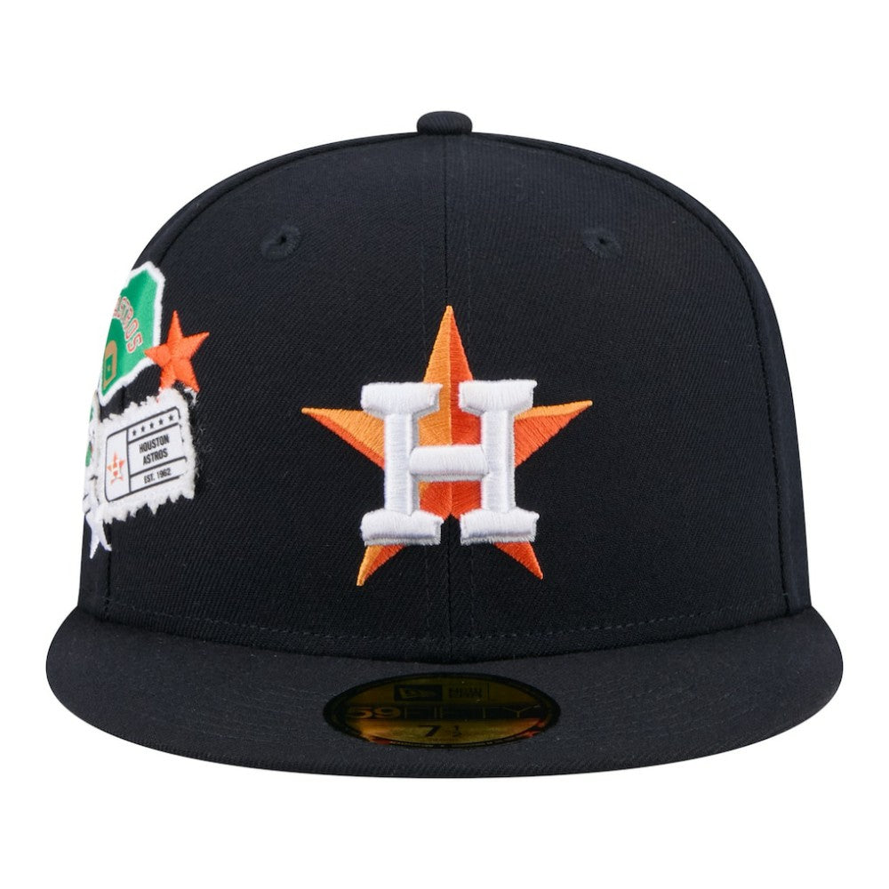Houston Astros New Era City Patch 59FIFTY Fitted Hat - MLB