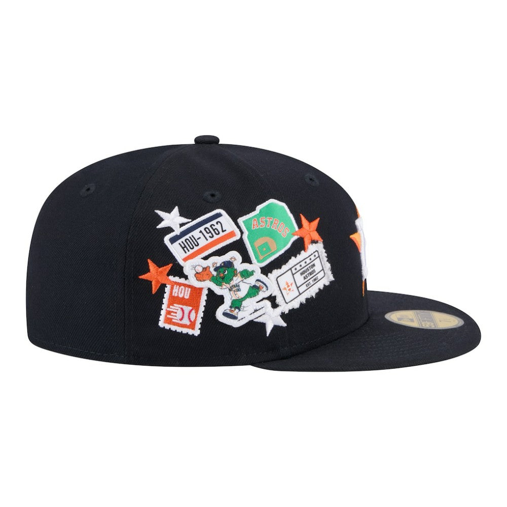 Houston Astros New Era City Patch 59FIFTY Fitted Hat - MLB