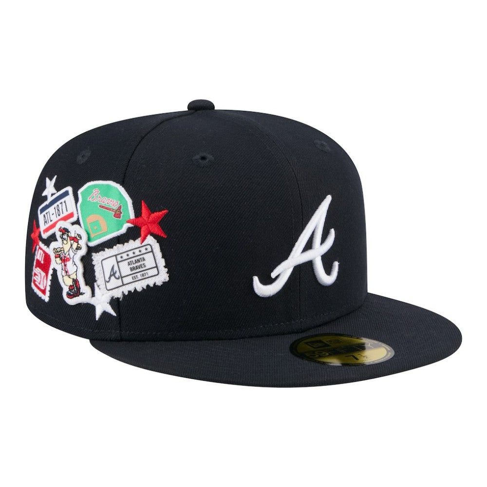 Atlanta Braves New Era City Patch 59FIFTY Fitted Hat - MLB