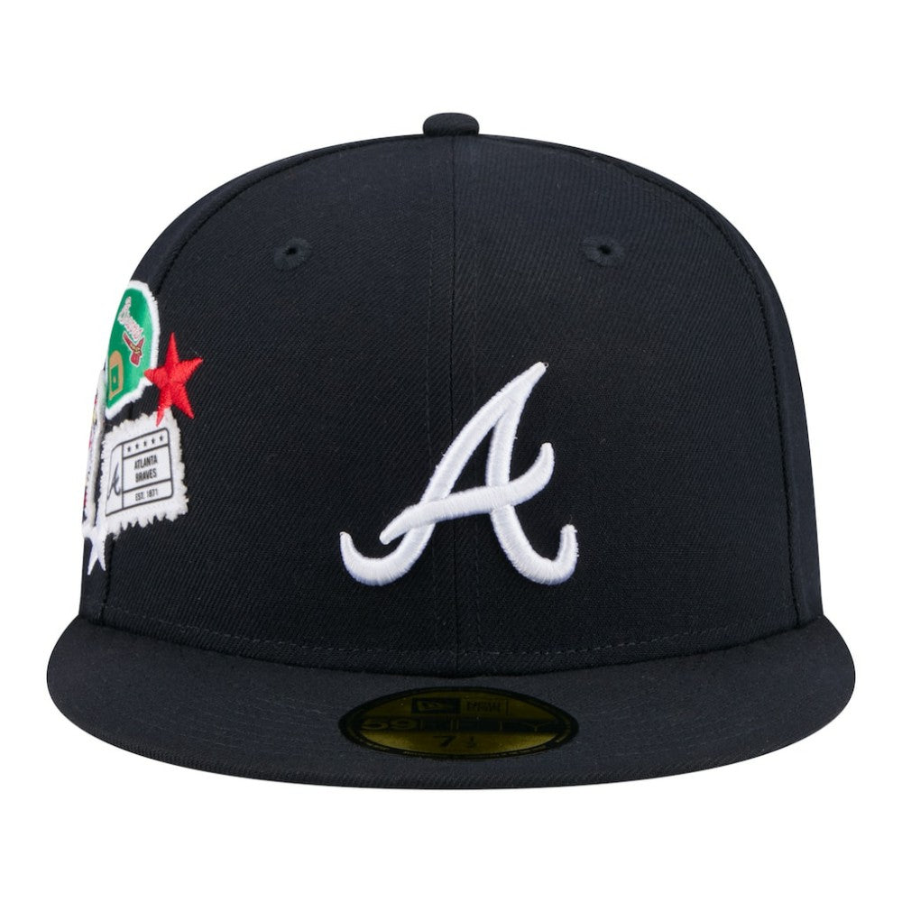 Atlanta Braves New Era City Patch 59FIFTY Fitted Hat - MLB