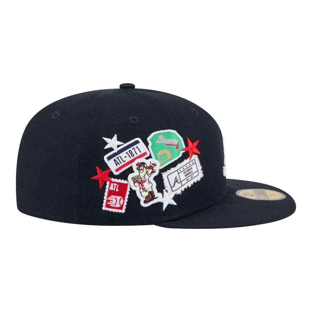 Atlanta Braves New Era City Patch 59FIFTY Fitted Hat - MLB