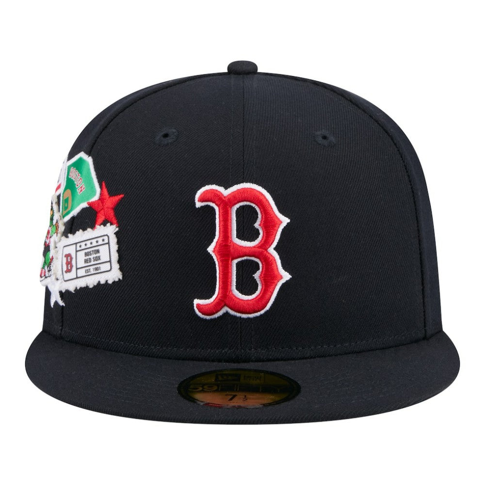 Boston Red Sox New Era City Patch 59FIFTY Fitted Hat - MLB