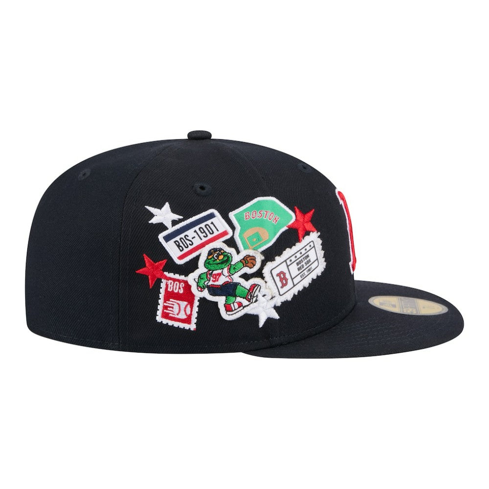 Boston Red Sox New Era City Patch 59FIFTY Fitted Hat - MLB