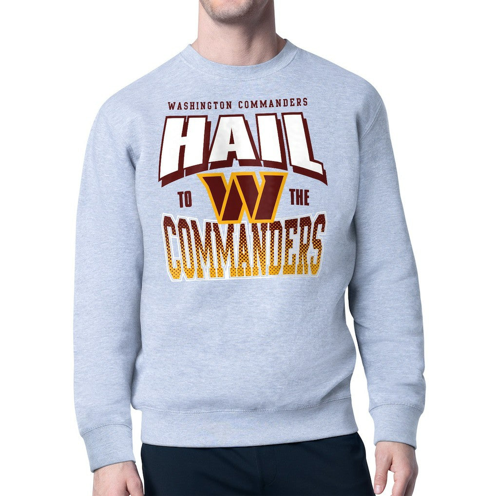 Washington Commanders Starter Comic Style Sweatshirt Gray | NFL