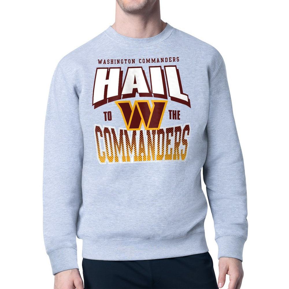 Washington Commanders Starter Comic Style Sweatshirt Gray | NFL