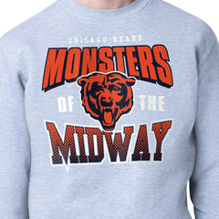 Chicago Bears Starter Comic Style Sweatshirt Gray | NFL