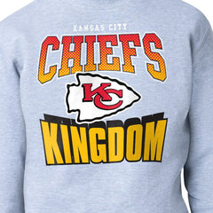 Kansas City Chiefs Starter Comic Style Sweatshirt Gray | NFL