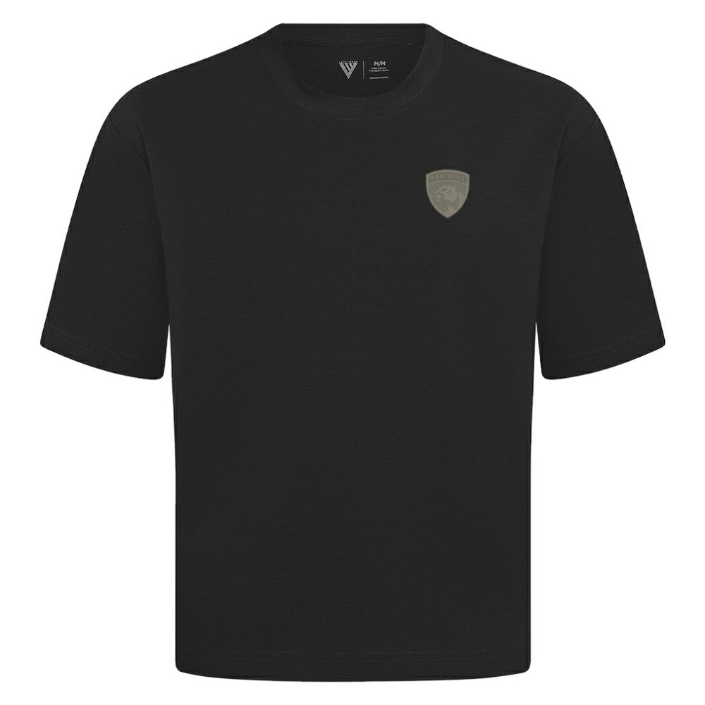 Florida Panthers Levelwear Copper Oversized Luxe Signature Knit T-Shirt - Black - NHL
