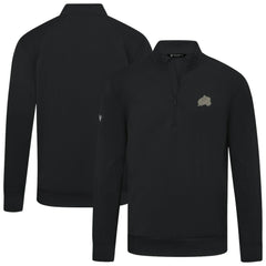 Colorado Avalanche Levelwear Copper Upright Quarter-Zip Pullover - Black - NHL