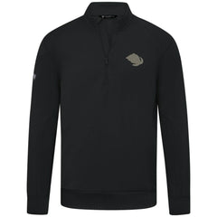 Utah Mammoth Levelwear Copper Upright Quarter-Zip Pullover - Black - NHL