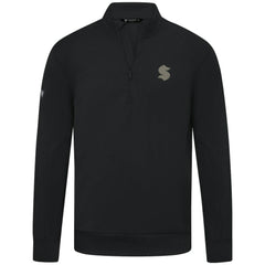 Seattle Kraken Levelwear Copper Upright Quarter-Zip Pullover - Black - NHL