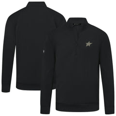 Dallas Stars Levelwear Copper Upright Quarter-Zip Pullover - Black - NHL
