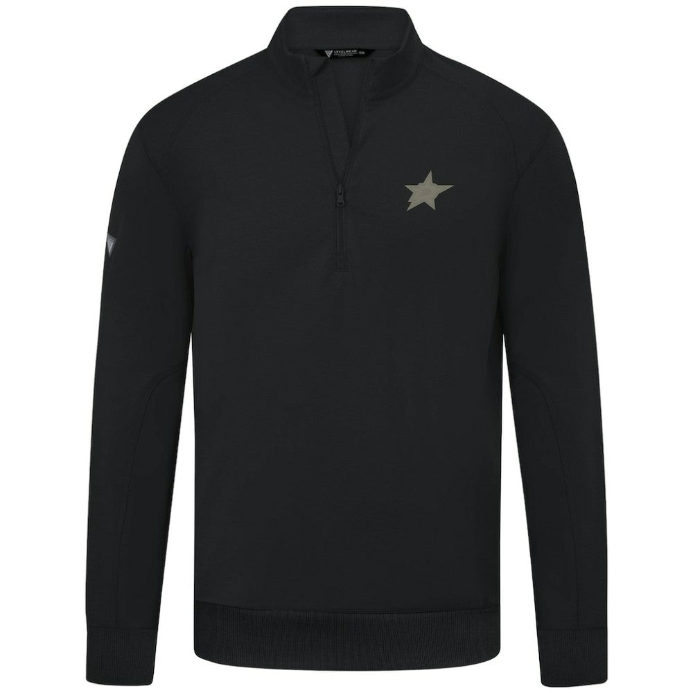 Dallas Stars Levelwear Copper Upright Quarter-Zip Pullover - Black - NHL