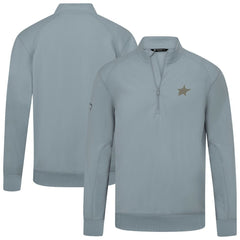 Dallas Stars Levelwear Copper Upright Quarter-Zip Pullover - Gray - NHL