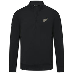 Detroit Red Wings Levelwear Copper Upright Quarter-Zip Pullover - Black - NHL