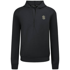 Seattle Kraken Levelwear Technic Quarter-Zip Pullover Hoodie - Black - NHL
