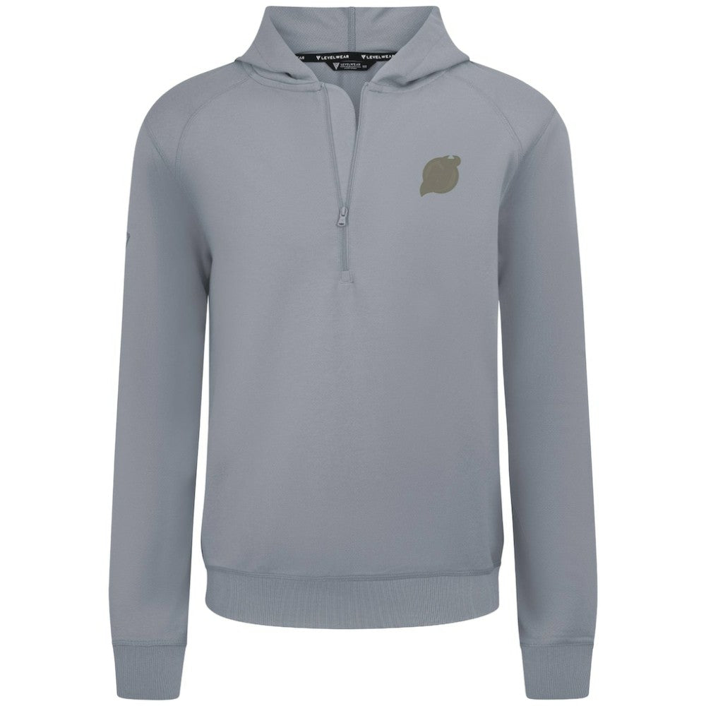 New Jersey Devils Levelwear Technic Quarter-Zip Pullover Hoodie - Gray - NHL