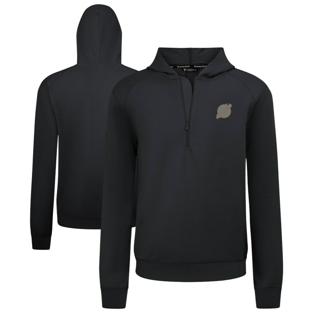 New Jersey Devils Levelwear Technic Quarter-Zip Pullover Hoodie - Black - NHL