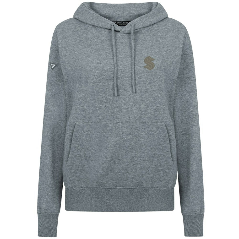 Seattle Kraken Levelwear Women's Adorn Copper Hoodie - Gray - NHL