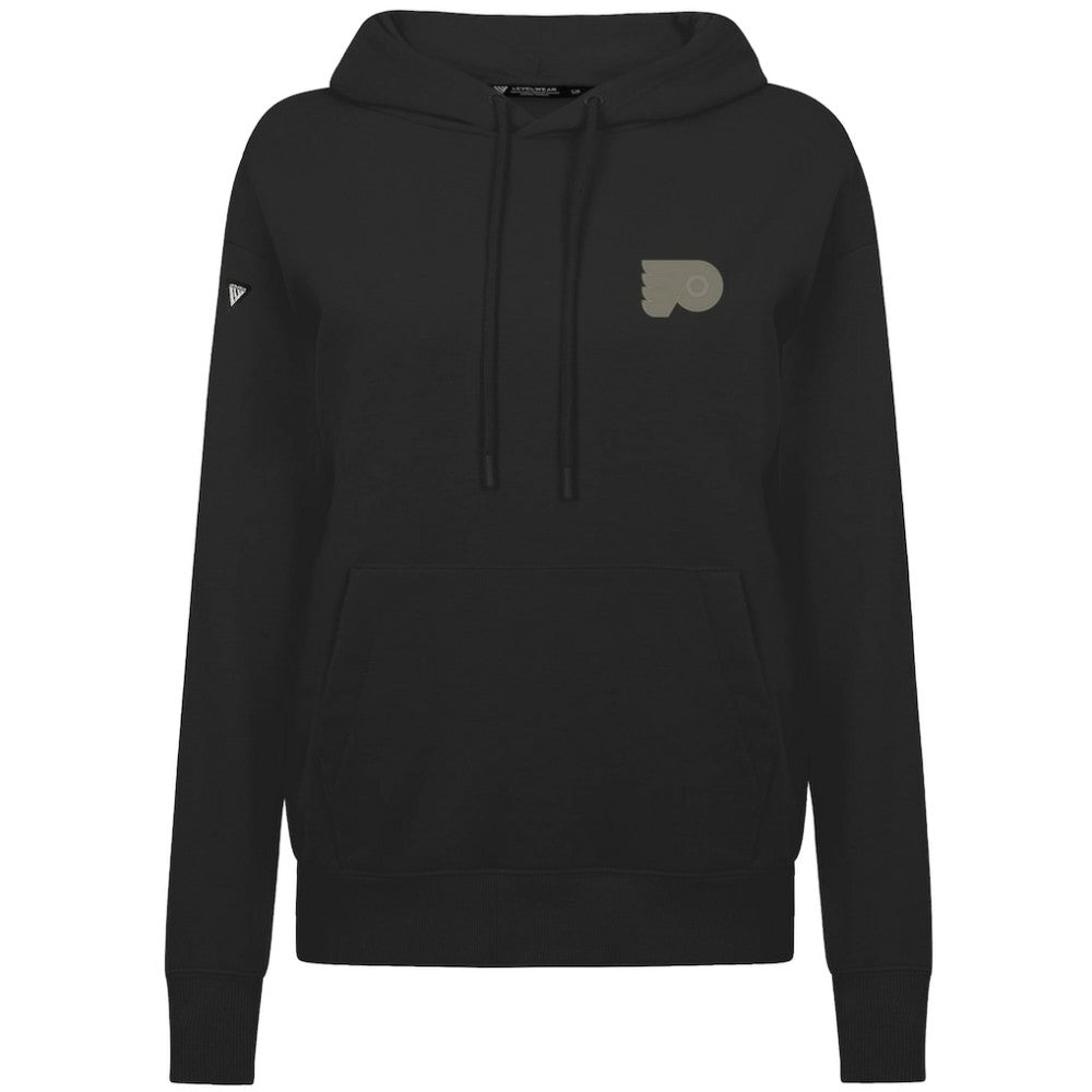 Philadelphia Flyers Levelwear Women's Adorn Copper Hoodie - Black - NHL