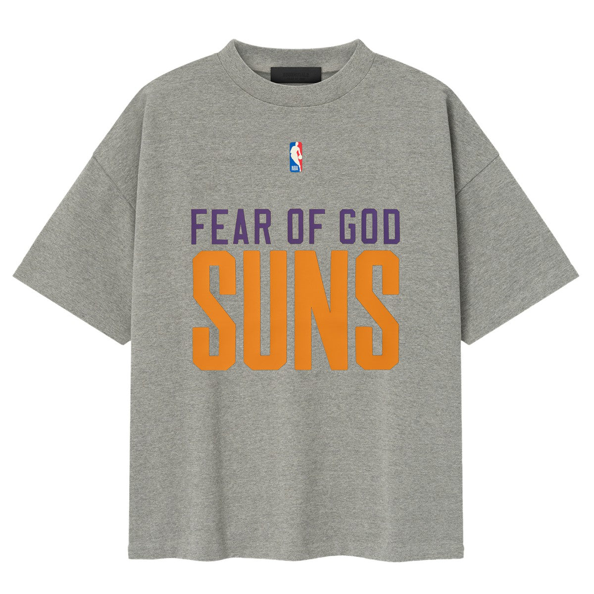 Phoenix Suns Fear of God x NBA Classic Fit T-Shirt Dark Heather Gray - NBA