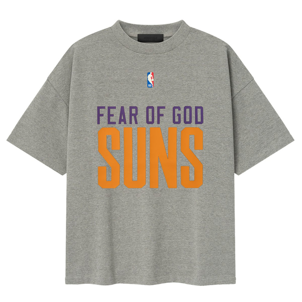 Phoenix Suns Fear of God x NBA Classic Fit T-Shirt Dark Heather Gray - NBA