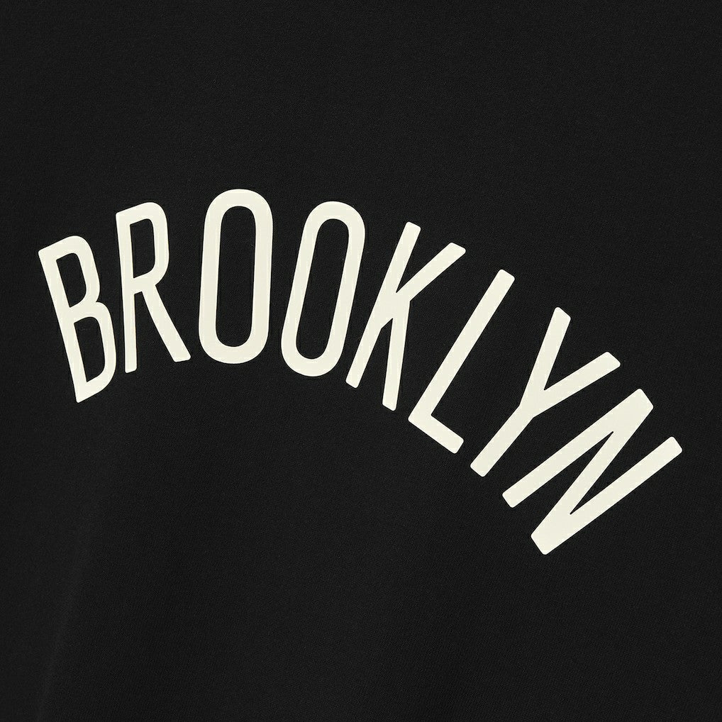 Brooklyn Nets Fear of God x NBA Classic Fit T-Shirt Black - NBA