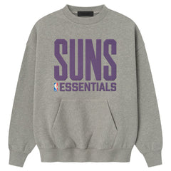 Phoenix Suns Fear of God x NBA Sport Fit Sweatshirt Heather Gray - NBA