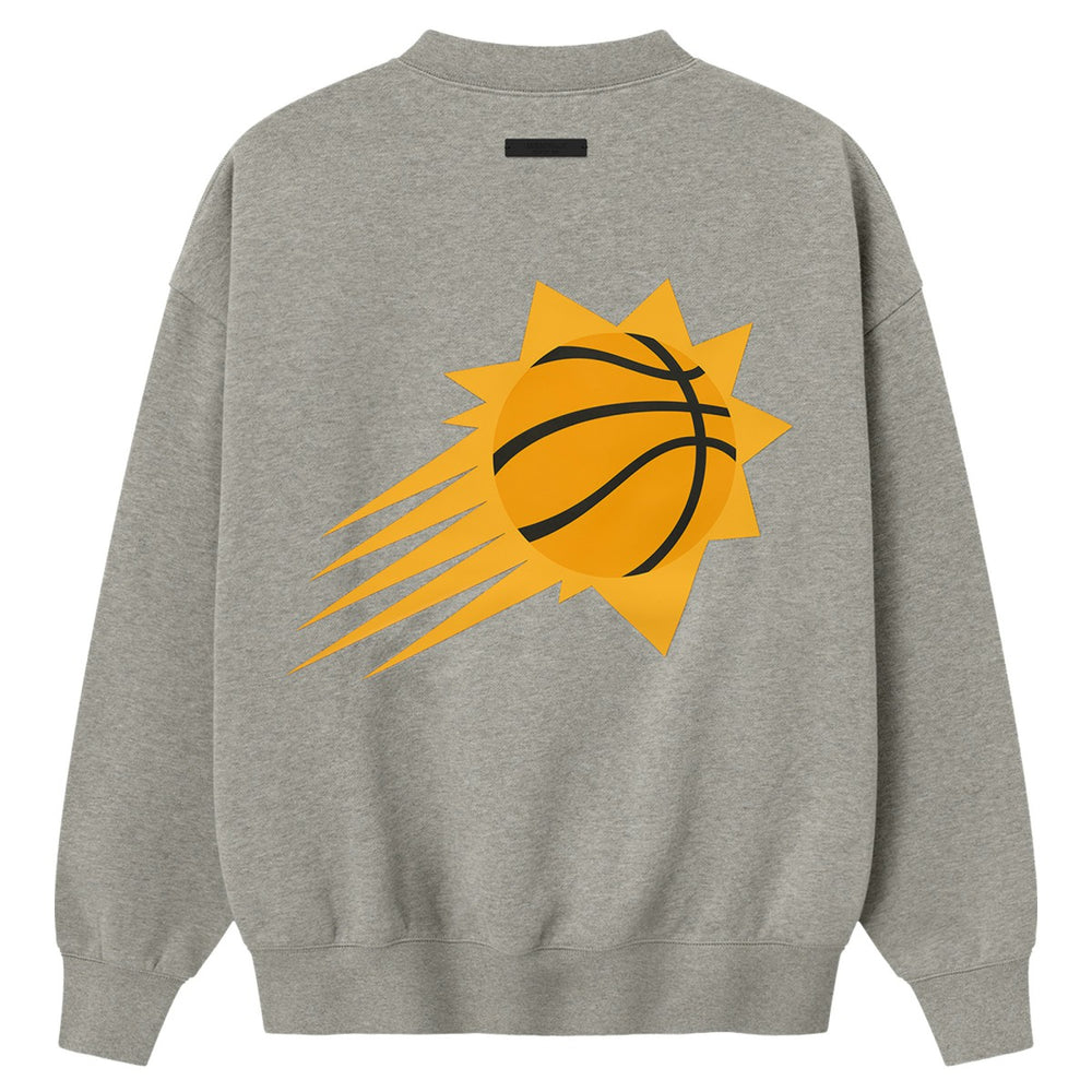 Phoenix Suns Fear of God x NBA Sport Fit Sweatshirt Heather Gray - NBA
